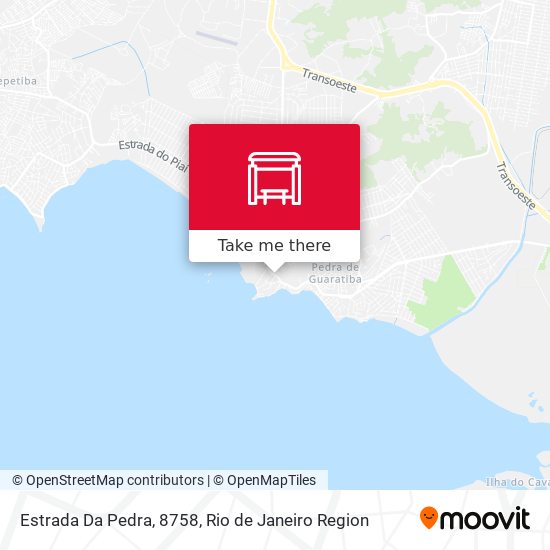 Estrada Da Pedra, 8758 map