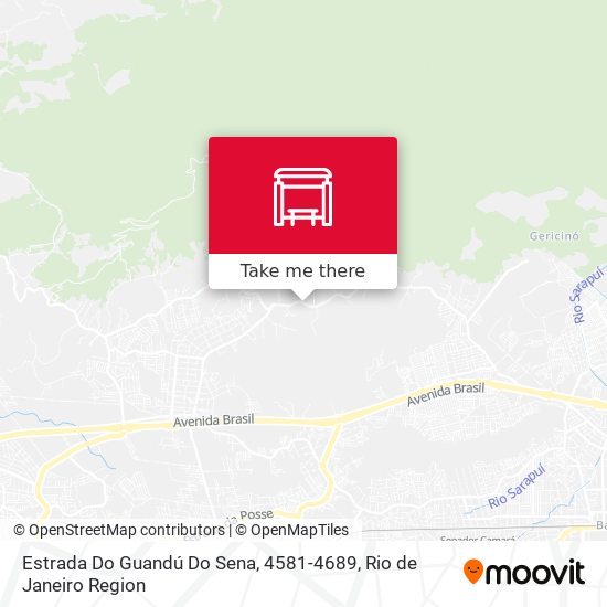 Estrada Do Guandú Do Sena, 4581-4689 map