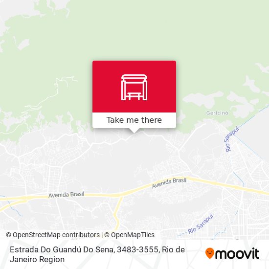 Estrada Do Guandú Do Sena, 3483-3555 map