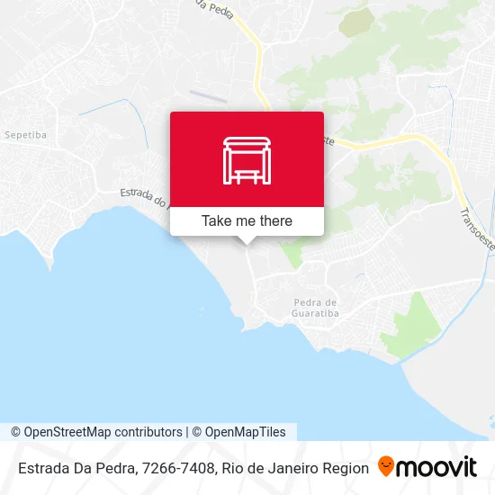 Estrada Da Pedra, 7266-7408 map