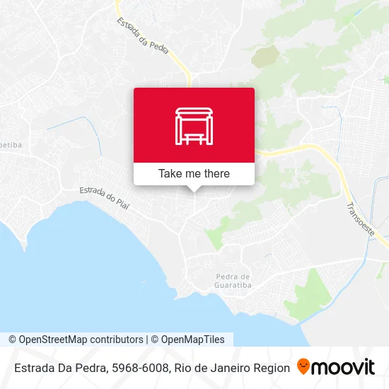 Estrada Da Pedra, 5968-6008 map