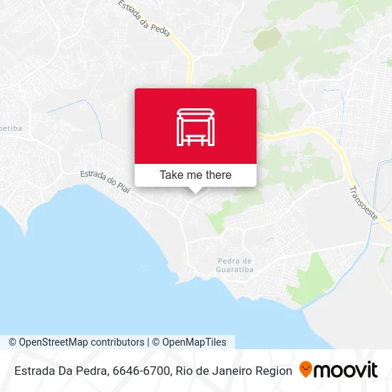 Estrada Da Pedra, 6646-6700 map