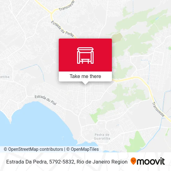 Estrada Da Pedra, 5792-5832 map