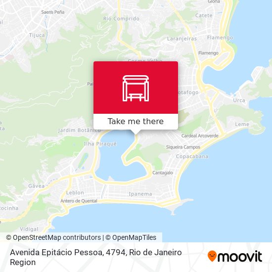 Mapa Avenida Epitácio Pessoa, 4794