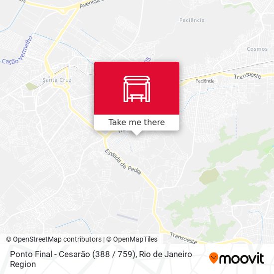 Ponto Final - Cesarão (388 / 759) map