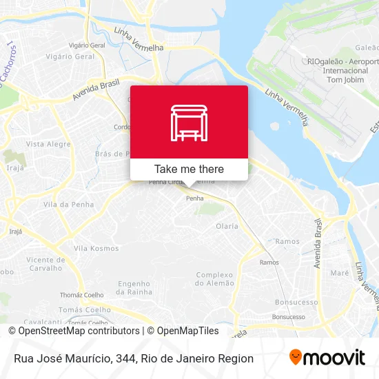 Rua José Maurício, 344 map