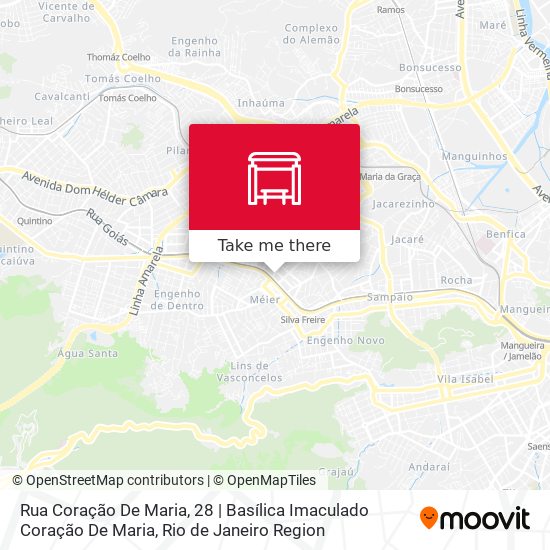 Mapa Rua Coração De Maria, 28 | Basílica Imaculado Coração De Maria