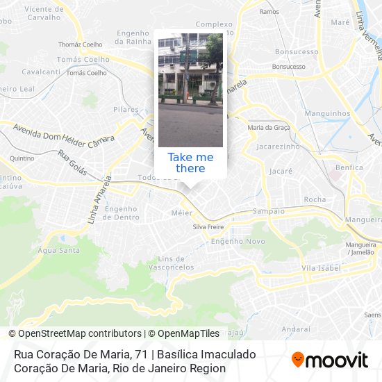 Rua Coração De Maria, 71 | Basílica Imaculado Coração De Maria map