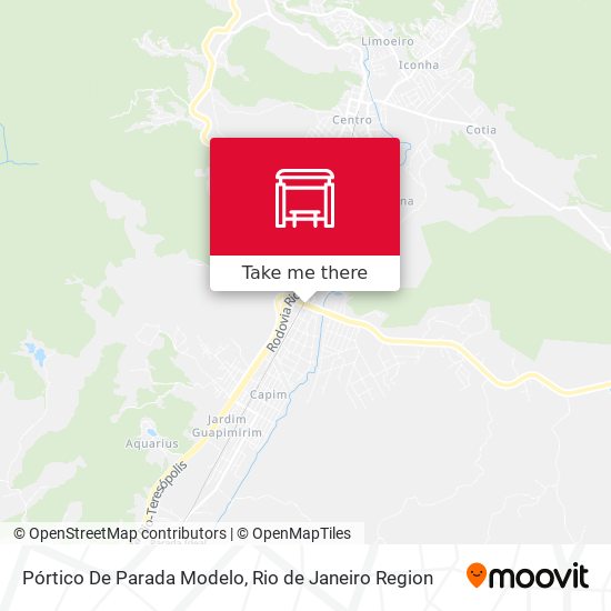 Pórtico De Parada Modelo map