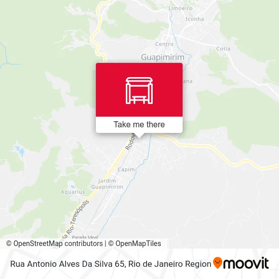 Rua Antonio Alves Da Silva 65 map