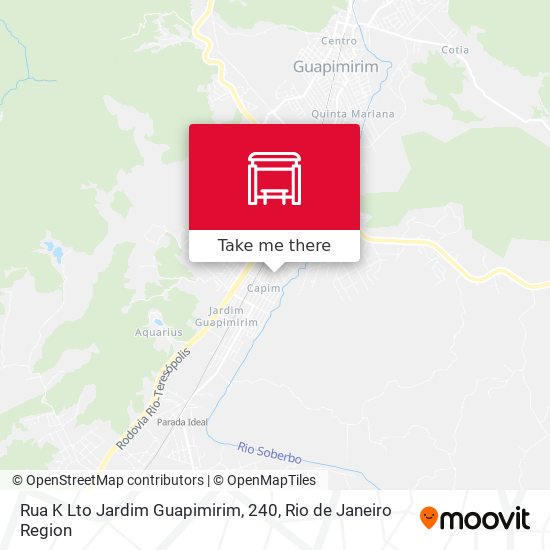 Rua K Lto Jardim Guapimirim, 240 map