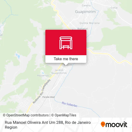 Rua Manoel Oliveira Ant Um 288 map