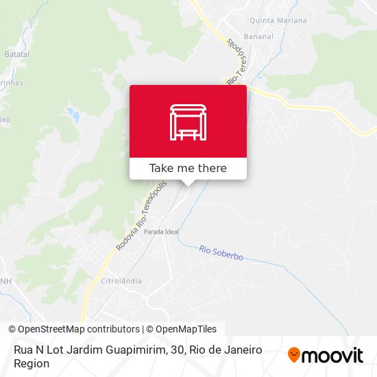 Mapa Rua N Lot Jardim Guapimirim, 30