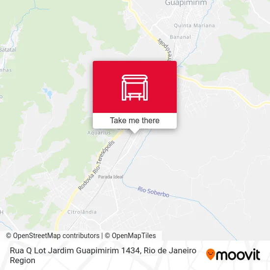 Rua Q Lot Jardim Guapimirim 1434 map