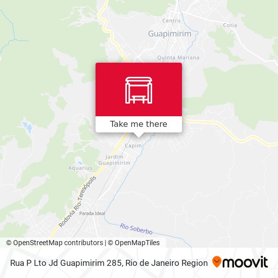 Rua P Lto Jd Guapimirim 285 map