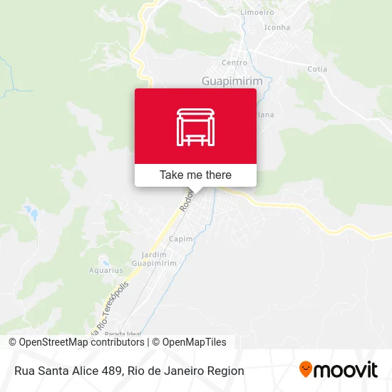 Rua Santa Alice 489 map