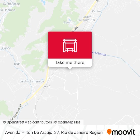 Avenida Hilton De Araujo, 37 map