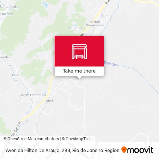 Avenida Hilton De Araujo, 298 map