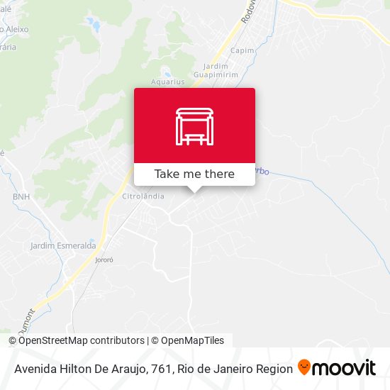 Avenida Hilton De Araujo, 761 map