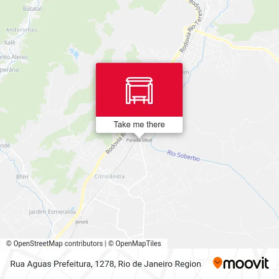 Rua Aguas Prefeitura, 1278 map