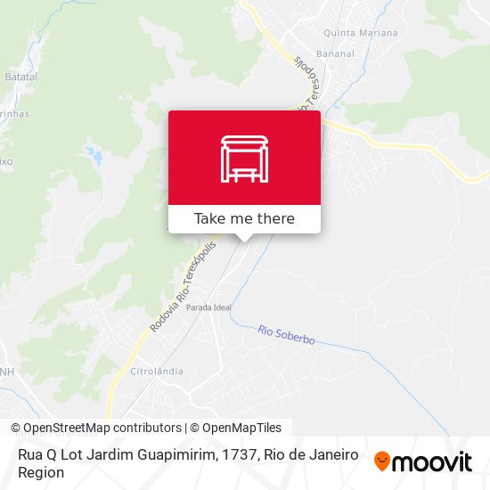 Rua Q Lot Jardim Guapimirim, 1737 map