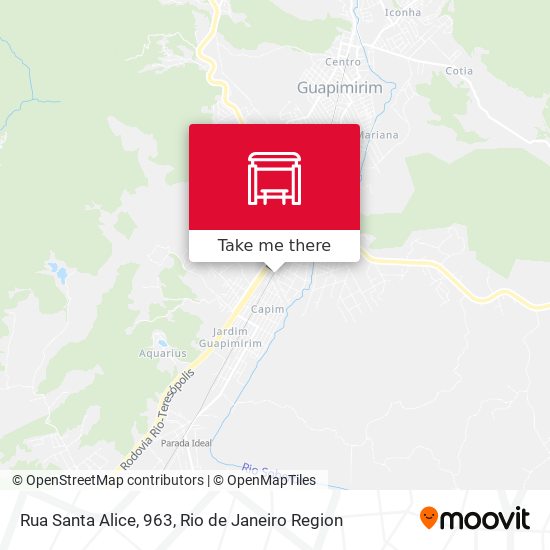 Rua Santa Alice, 963 map