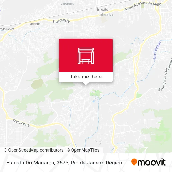 Estrada Do Magarça, 3673 map