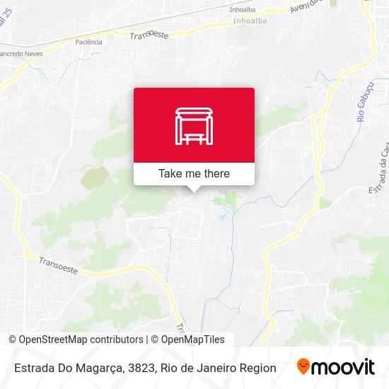 Estrada Do Magarça, 3823 map