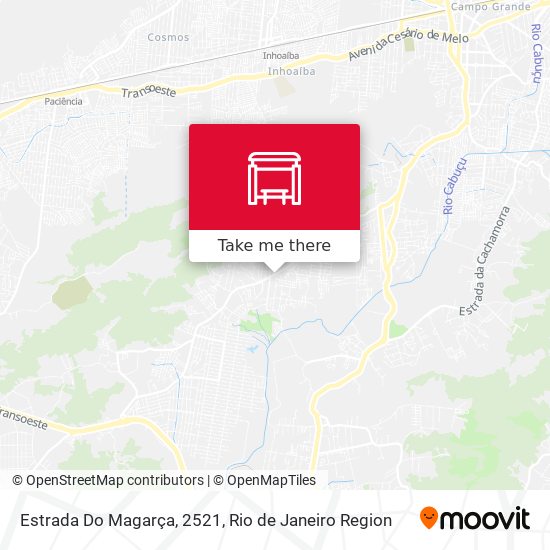 Estrada Do Magarça, 2521 map