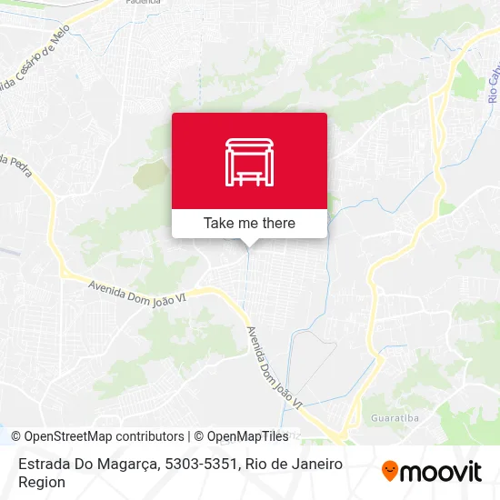 Estrada Do Magarça, 5303-5351 map