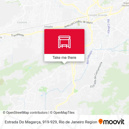 Estrada Do Magarça, 919-929 map