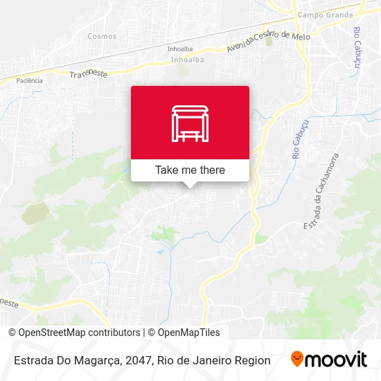 Estrada Do Magarça, 2047 map