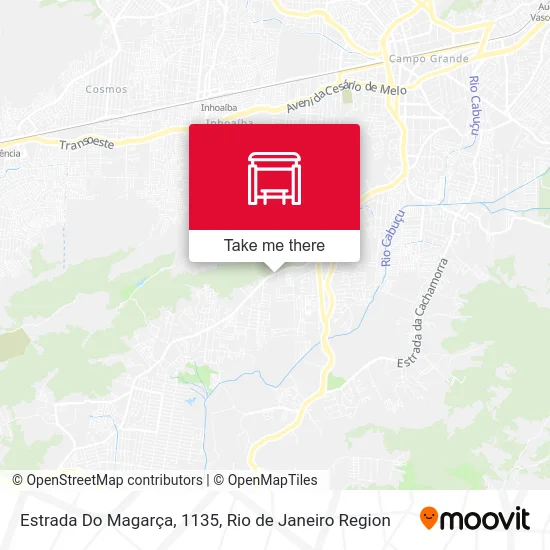 Estrada Do Magarça, 1135 map