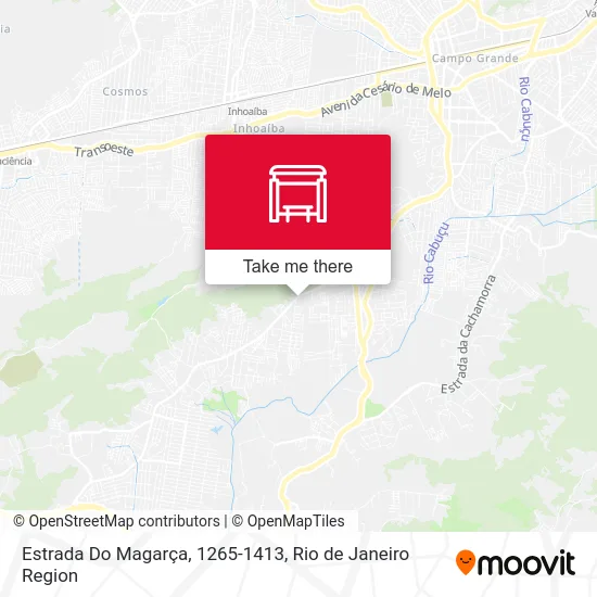 Estrada Do Magarça, 1265-1413 map