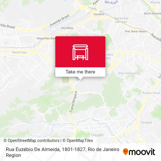 Rua Euzébio De Almeida, 1801-1827 map