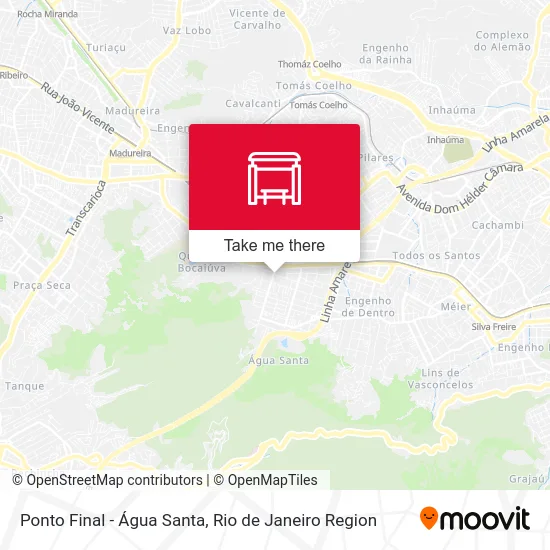 Ponto Final - Água Santa map