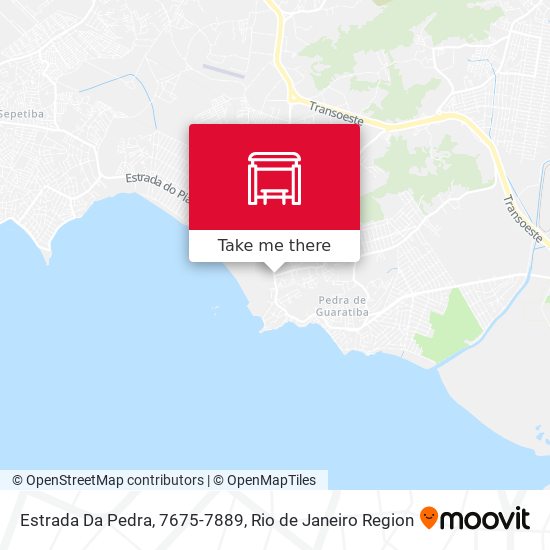 Estrada Da Pedra, 7675-7889 map