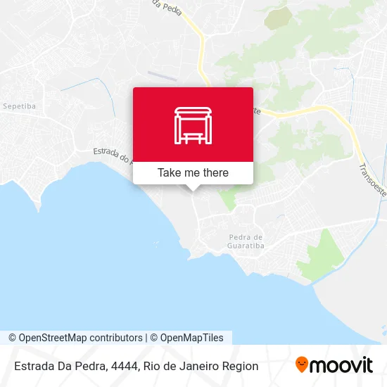 Estrada Da Pedra, 4444 map