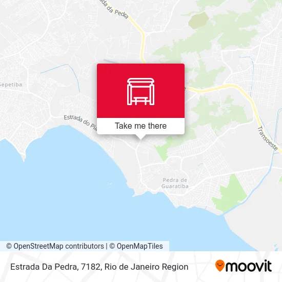 Estrada Da Pedra, 7182 map