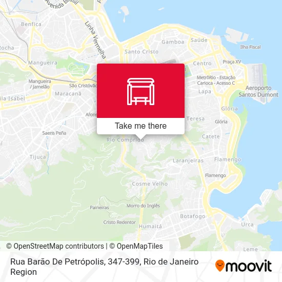 Rua Barão De Petrópolis, 347-399 map