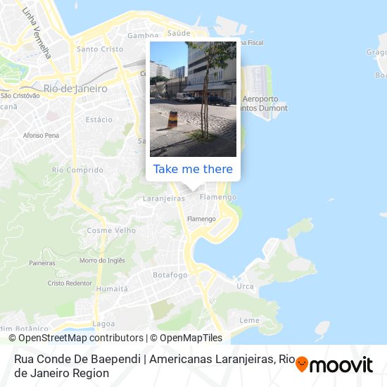Rua Conde De Baependi | Americanas Laranjeiras map