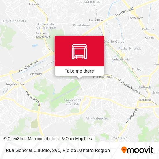 Rua General Cláudio, 295 map