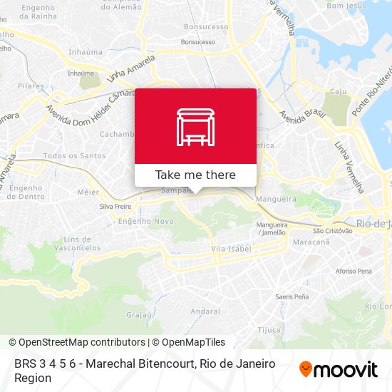 BRS 3 4 5 6 - Marechal Bitencourt map