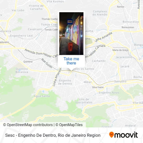 Sesc - Engenho De Dentro map