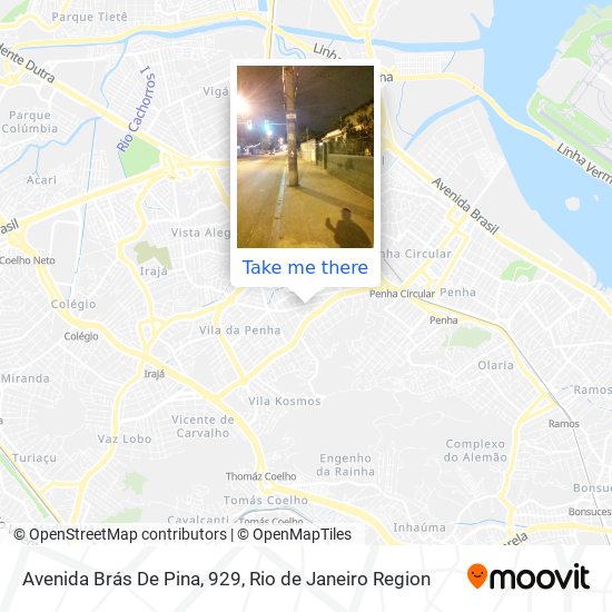 Avenida Brás De Pina, 929 map