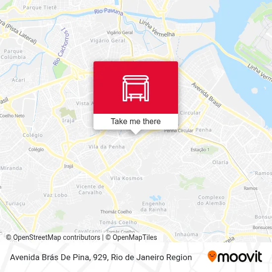 Avenida Brás De Pina, 929 map