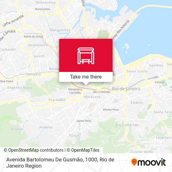 Avenida Bartolomeu De Gusmão, 1000 map