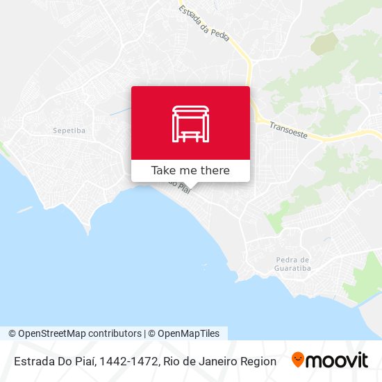 Estrada Do Piaí, 1442-1472 map