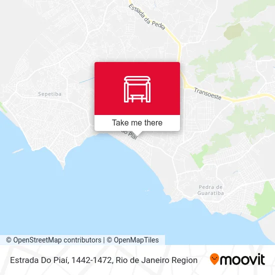 Estrada Do Piaí, 1442-1472 map