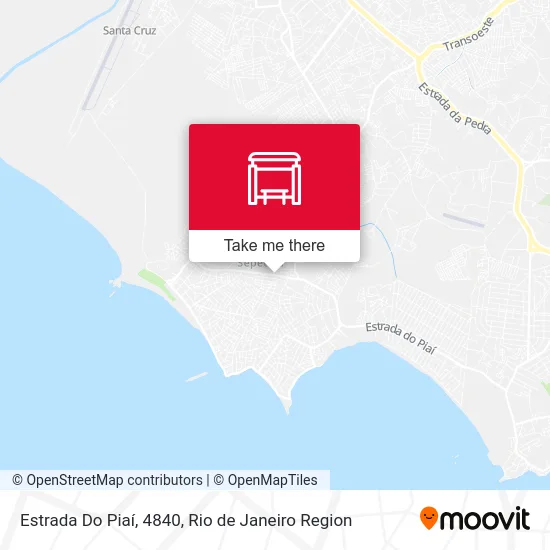 Estrada Do Piaí, 4840 map